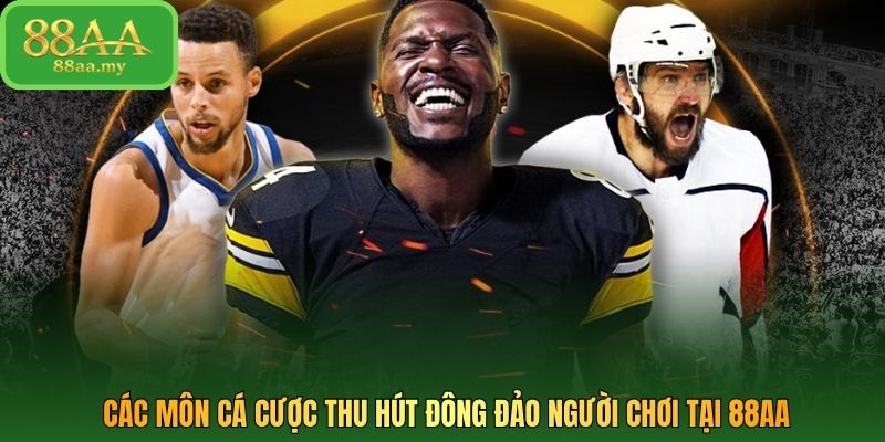 Các môn cá cược thu hút đông đảo người chơi tại 88AA