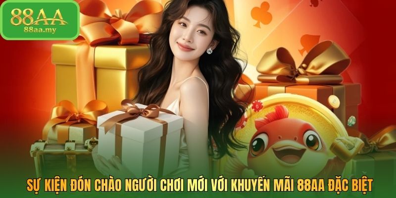Sự kiện đón chào người chơi mới với khuyến mãi 88AA đặc biệt