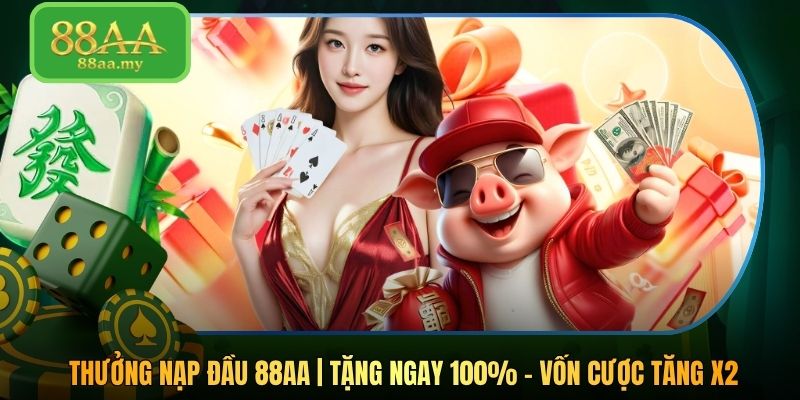 Thưởng Nạp Đầu 88AA | Tặng Ngay 100% - Vốn Cược Tăng X2